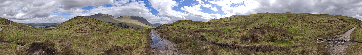 Bild von unterwegs auf dem West Highland Way