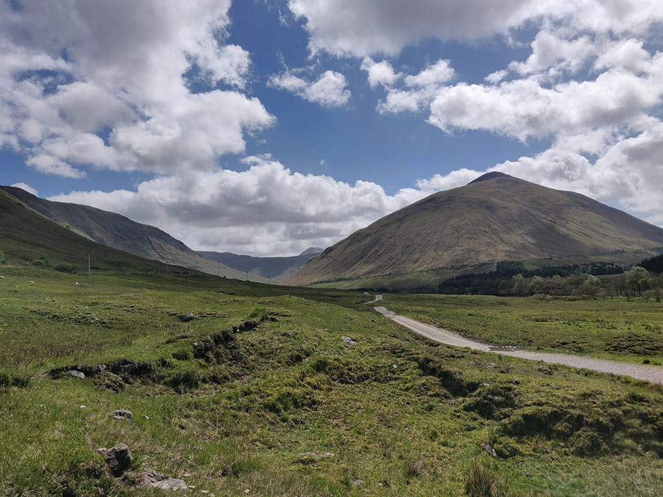 Bild von unterwegs auf dem West Highland Way