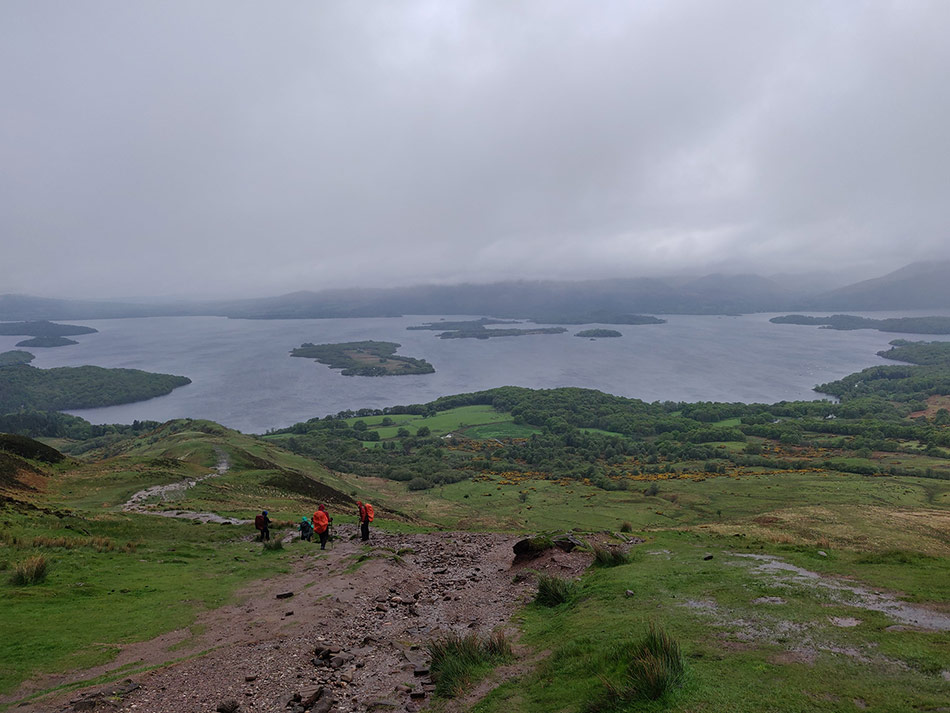 Bild von unterwegs auf dem West Highland Way