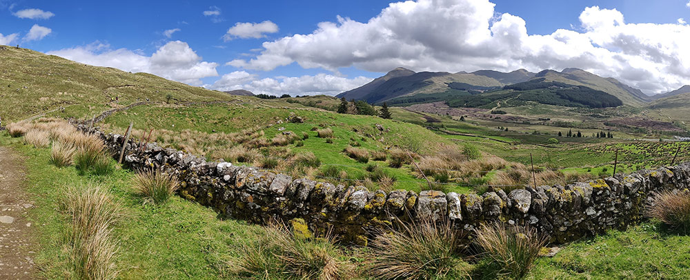 Bild von unterwegs auf dem West Highland Way